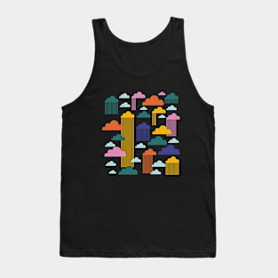 Colorful clouds Tank Top